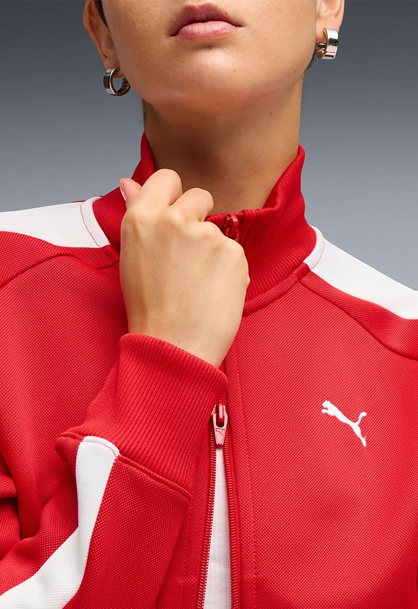PUMA - T7 Always On Short Track Jacket - For All Time Red