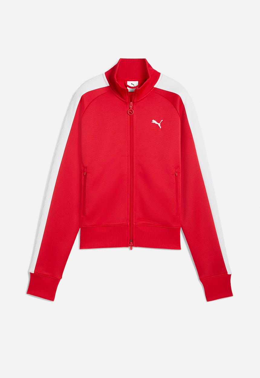 PUMA - T7 Always On Short Track Jacket - For All Time Red