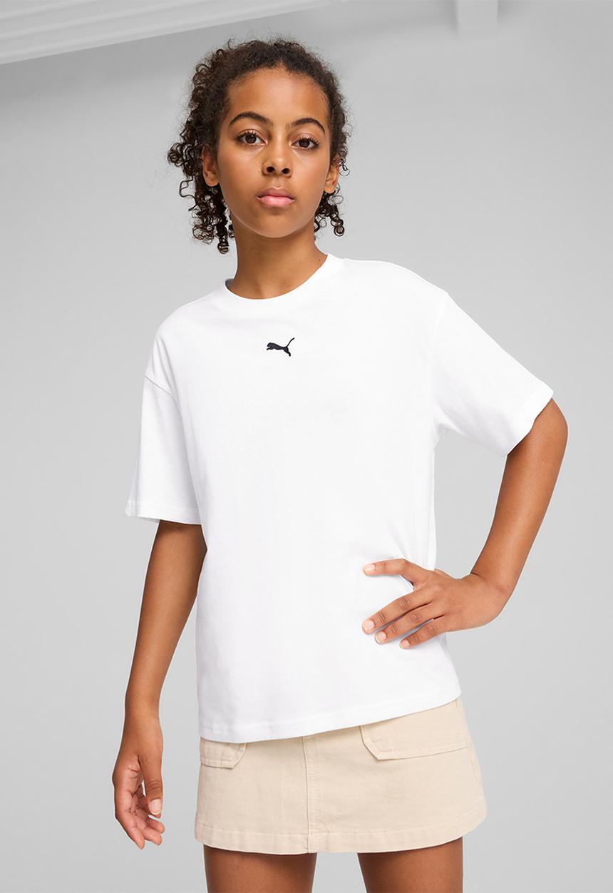 PUMA - Ess Boxy Tee G-Puma White