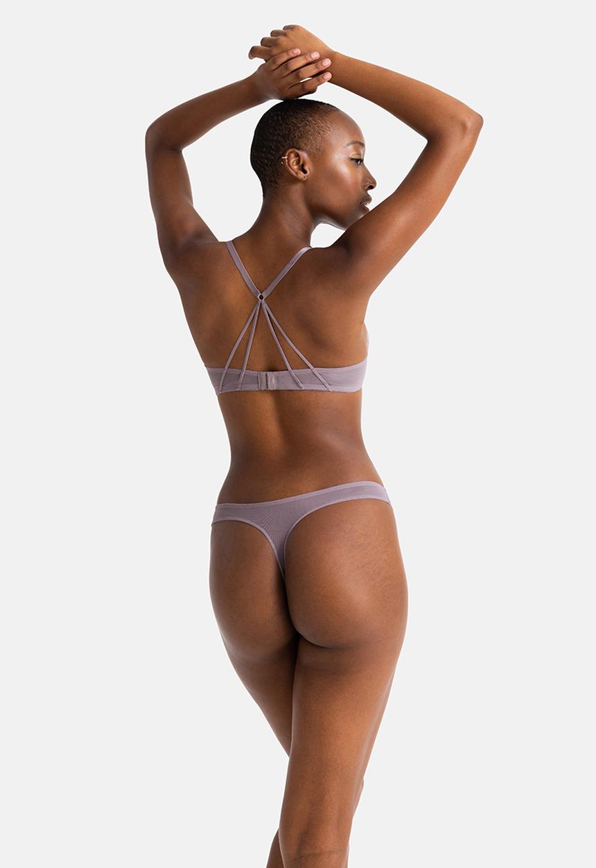 DORINA - Amora 2 pack plunge - beige/purple