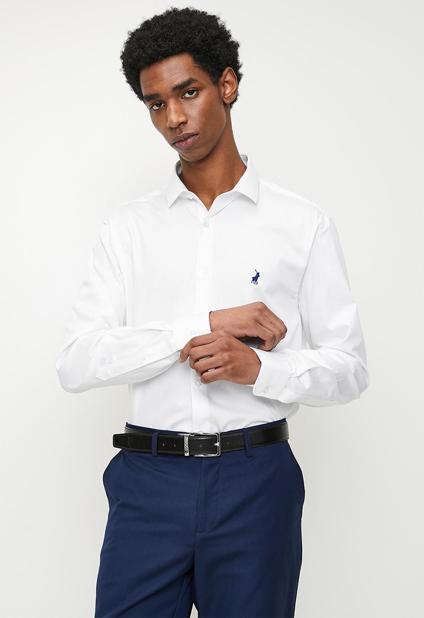 POLO - Greig custom fit greig shirt - white