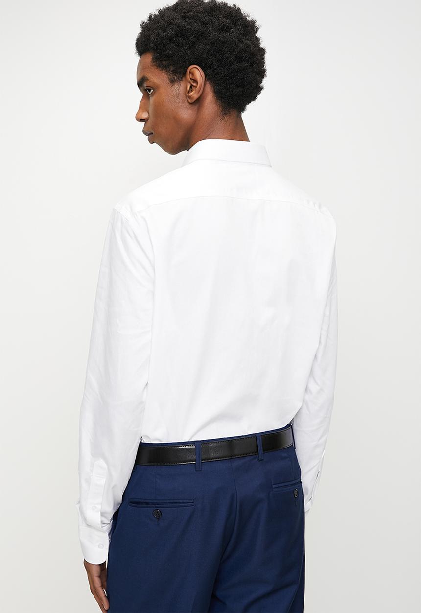 POLO - Greig custom fit greig shirt - white