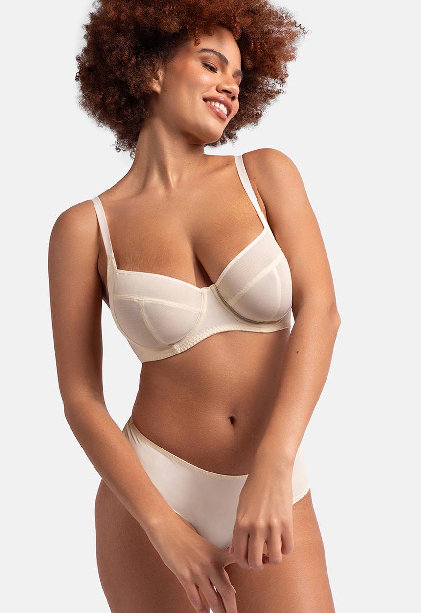 DORINA - Curve Imani 2 pack demi - pink/ivory