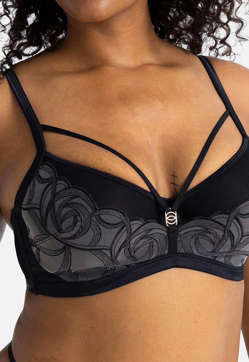 DORINA - Curvy Rowan full cup non wired bra - black