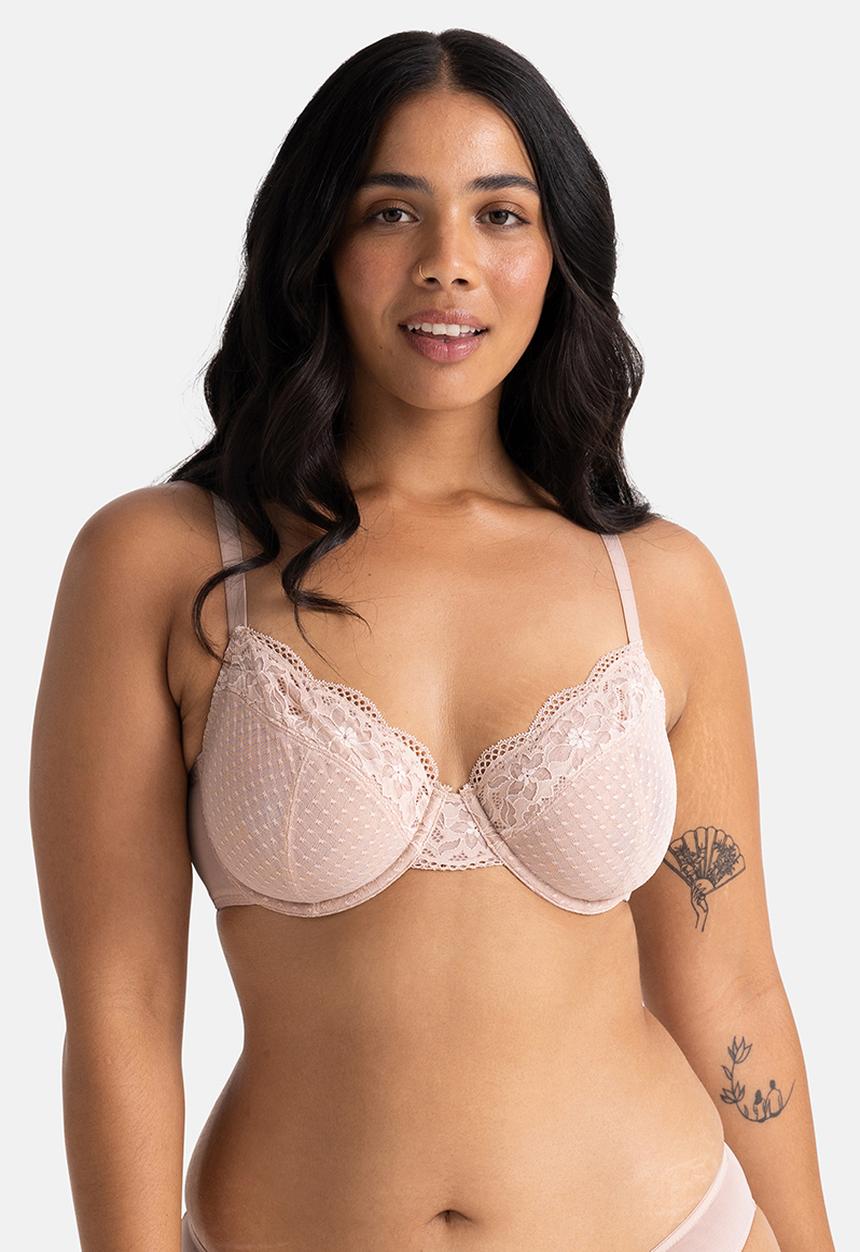 DORINA - Plus Sierra 2pack full cup non wired bra - black/pink
