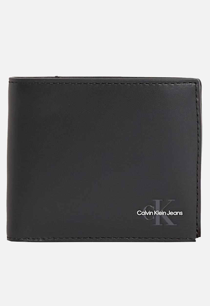 Calvin Klein - Mono Logo Bifold W/Coin - Na Black