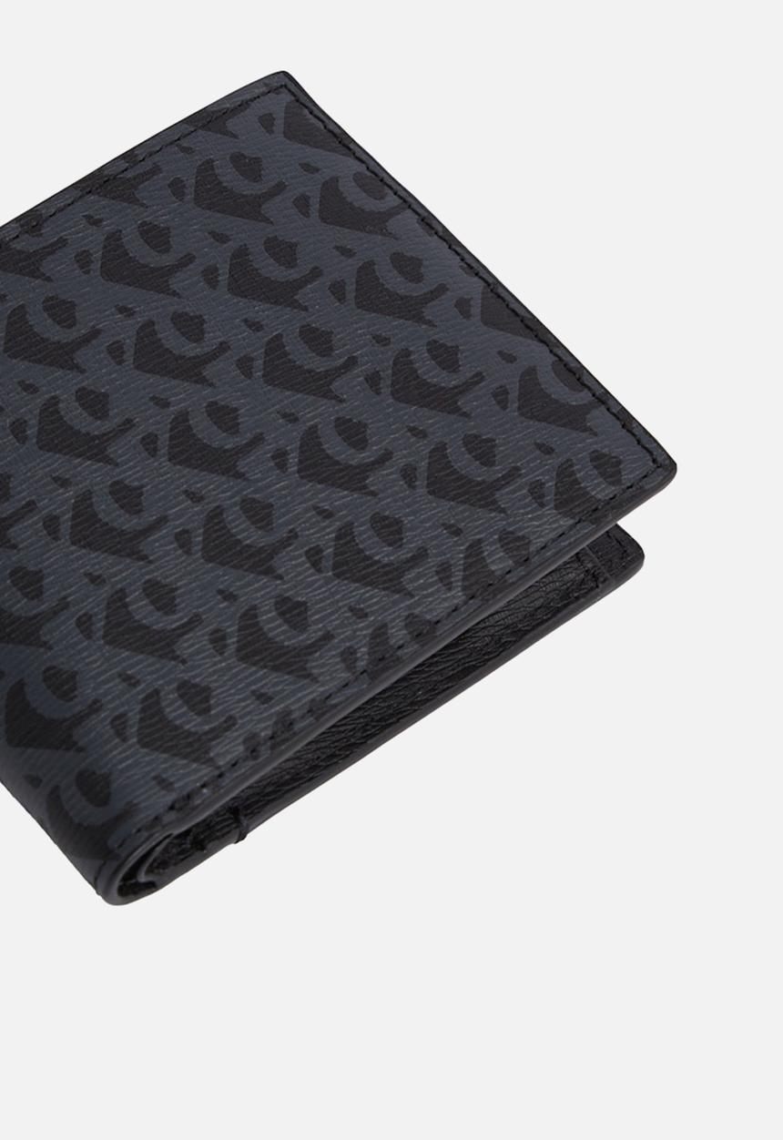 Calvin Klein - Matte Aop Billfold W/Coin - Na Black