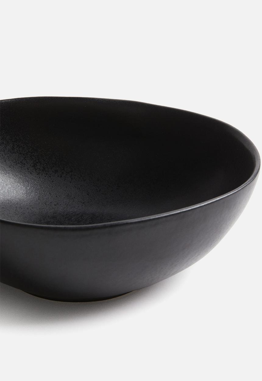 H&M - Large stoneware serving bowl - anthracite grey