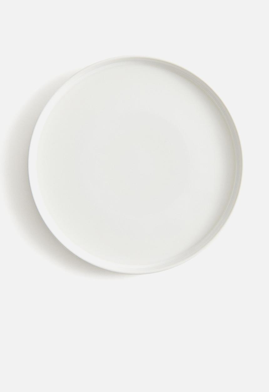 H&M - Stoneware dinner plate - white