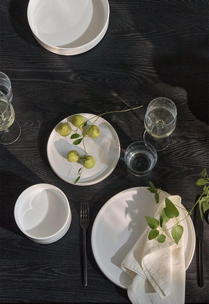 H&M - Stoneware dinner plate - white