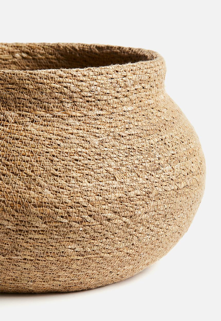 H&M - Seagrass storage basket - beige