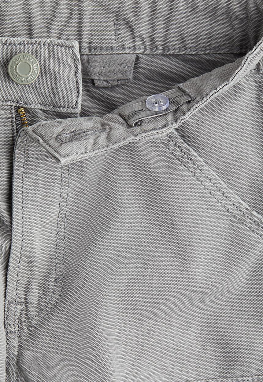 H&M - Loose-fit canvas trousers - light grey
