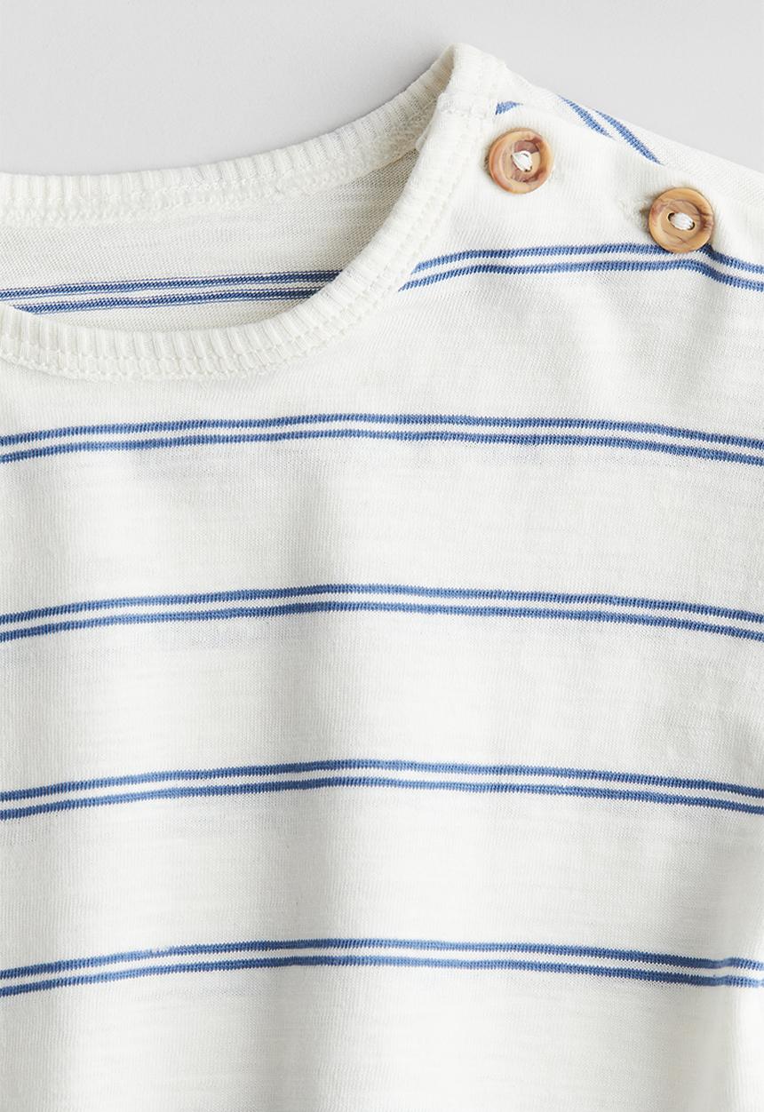 H&M - Cotton jersey t-shirt - white striped