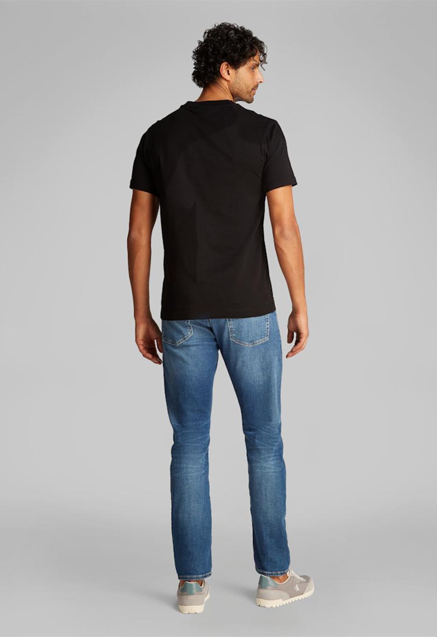 Calvin Klein - Woven Label Regular Tee - Ck Black