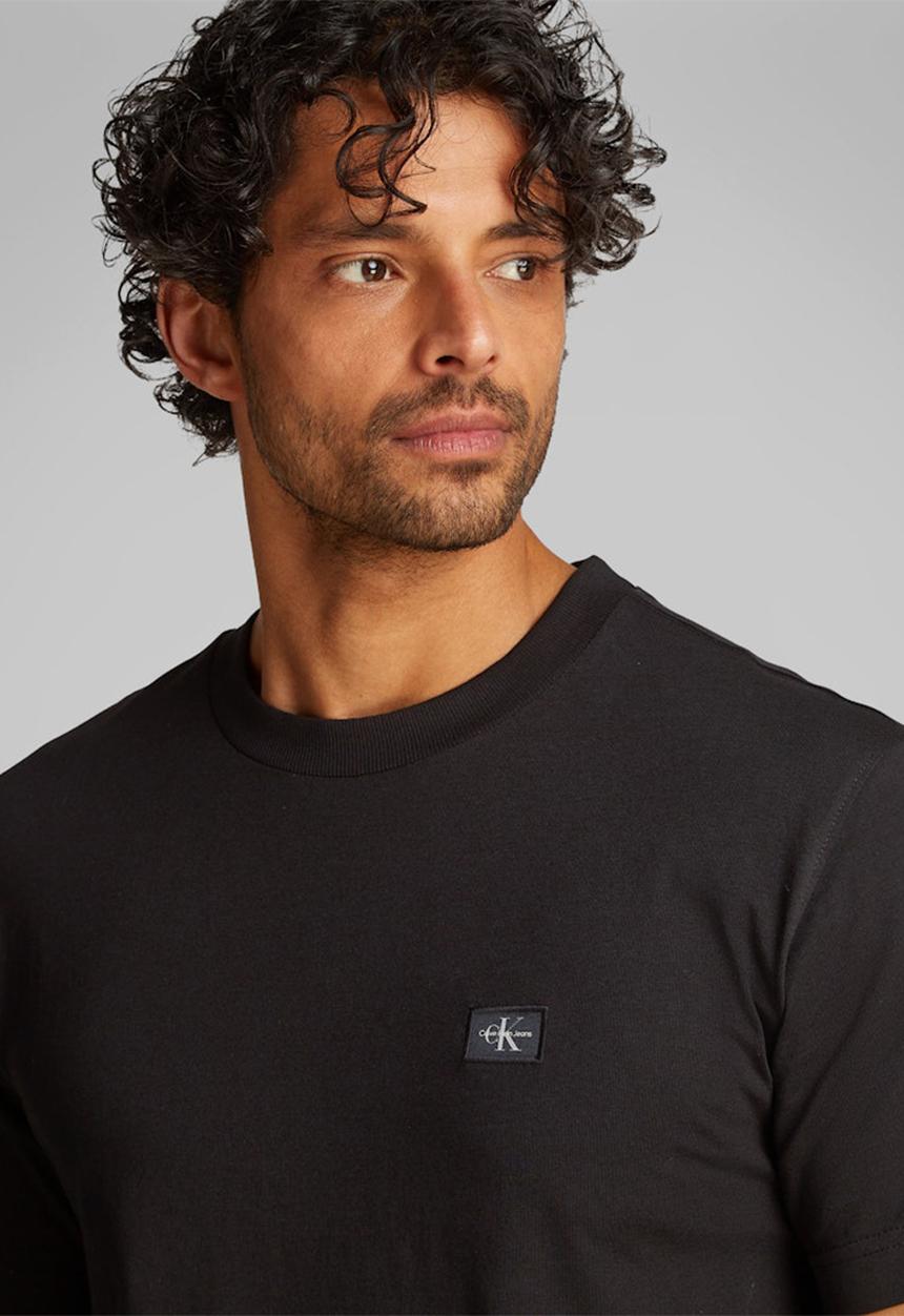 Calvin Klein - Woven Label Regular Tee - Ck Black