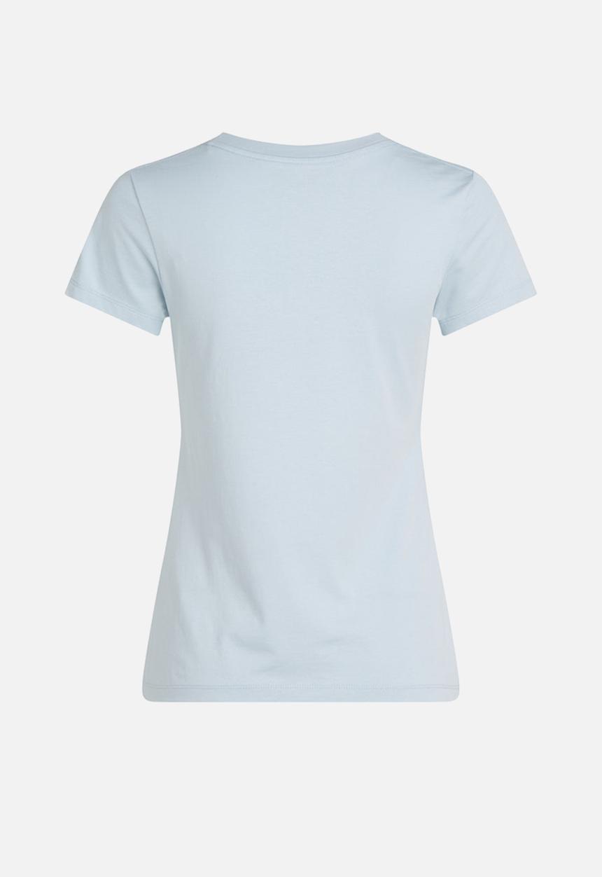 Calvin Klein - Gradient monologo slim tee - blue