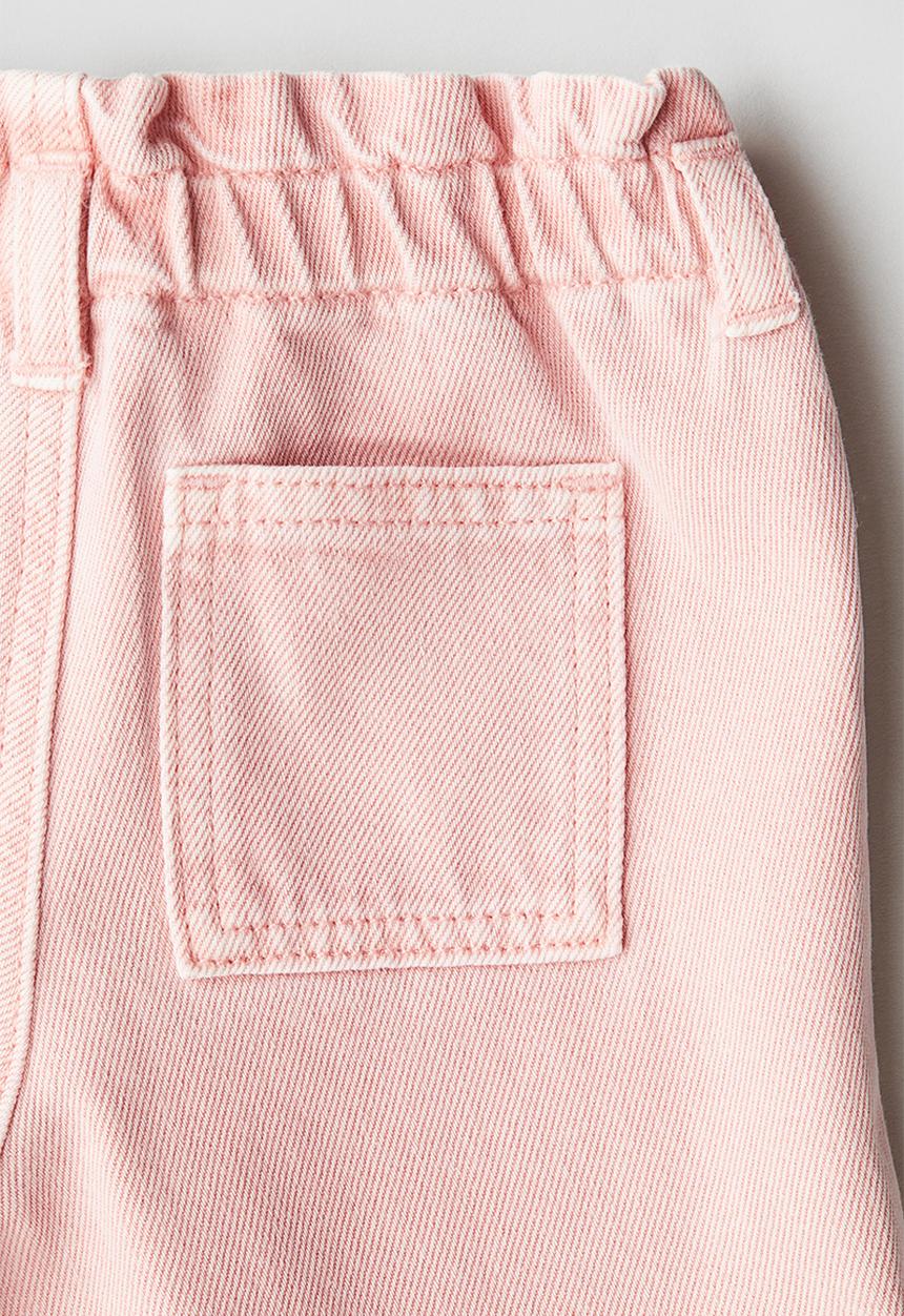 H&M - Paper bag jeans - pink