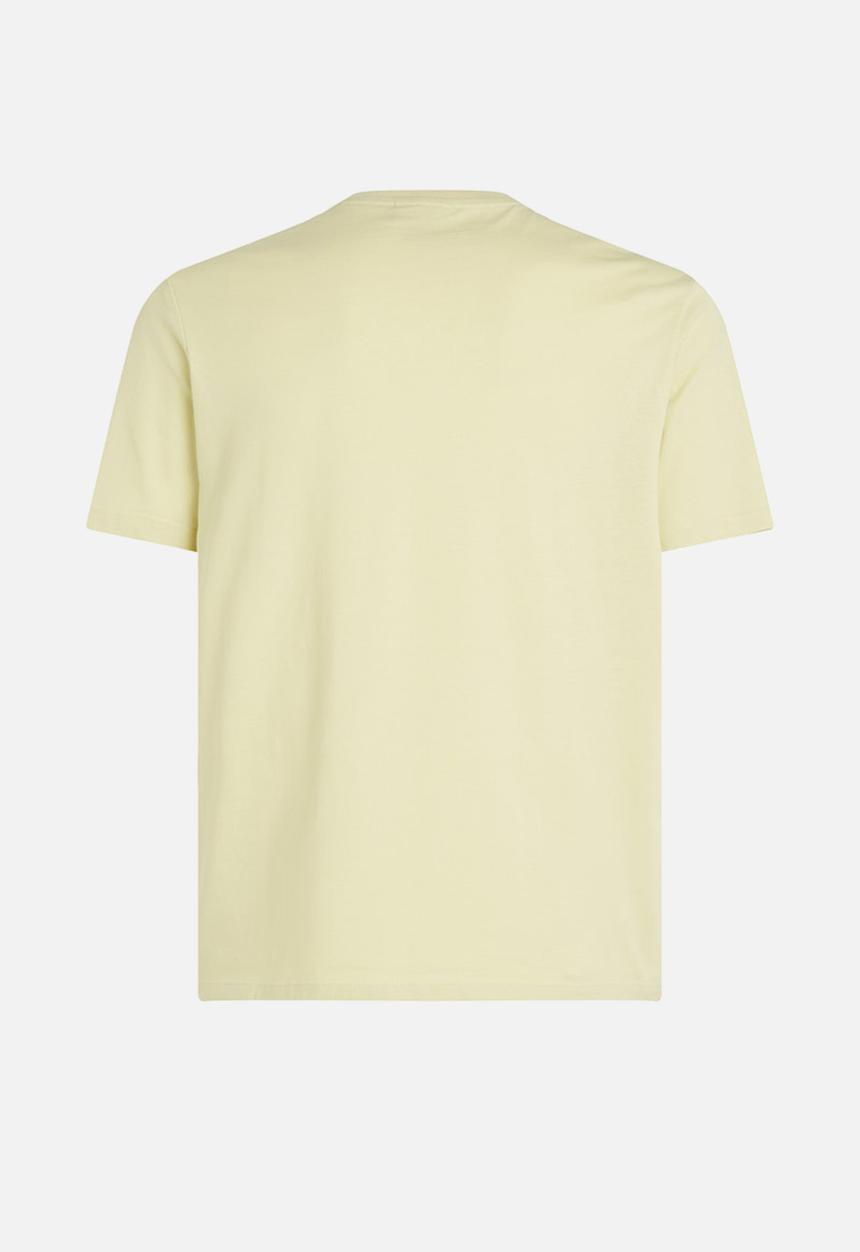 Calvin Klein - Short sleeve Smooth Cttn Solid Crewnk Tee - Hay