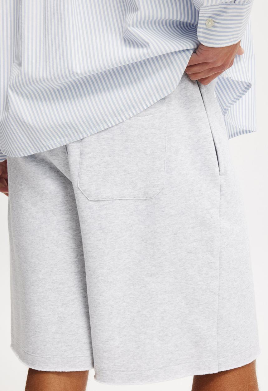 Cotton On - Super Baggy Fleece Short - Grey Marle