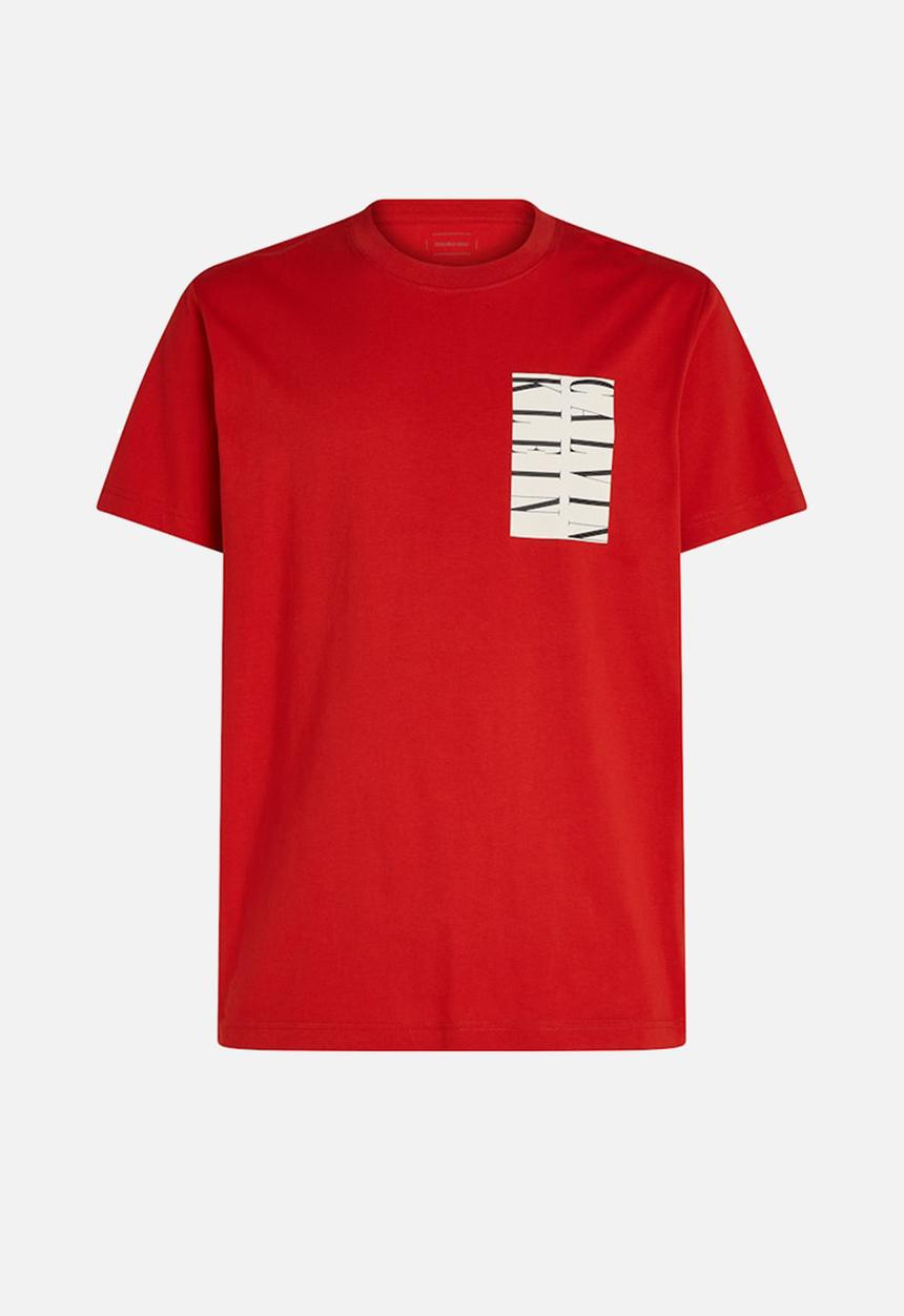 Calvin Klein - Serif Box Graphic Tee - Deep Magma
