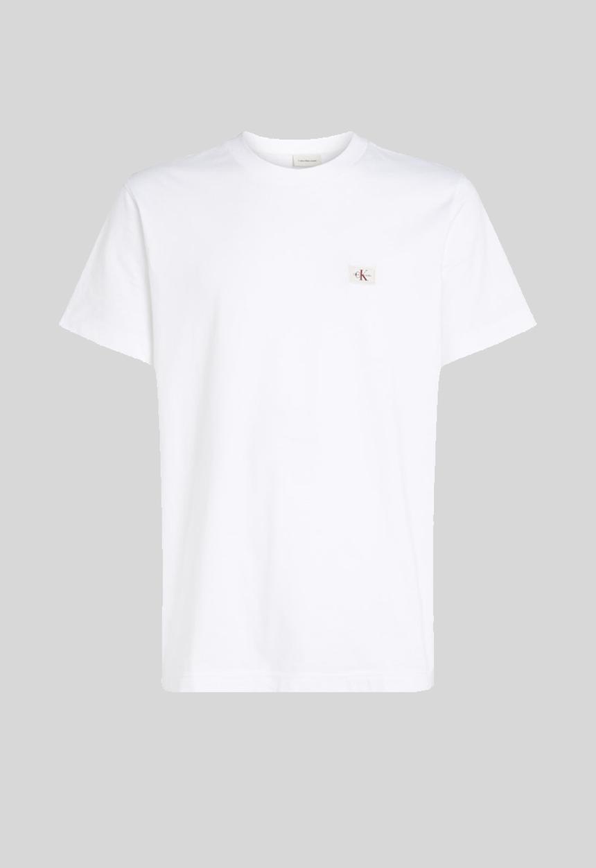 Calvin Klein - Woven Label Regular Tee - Bright White