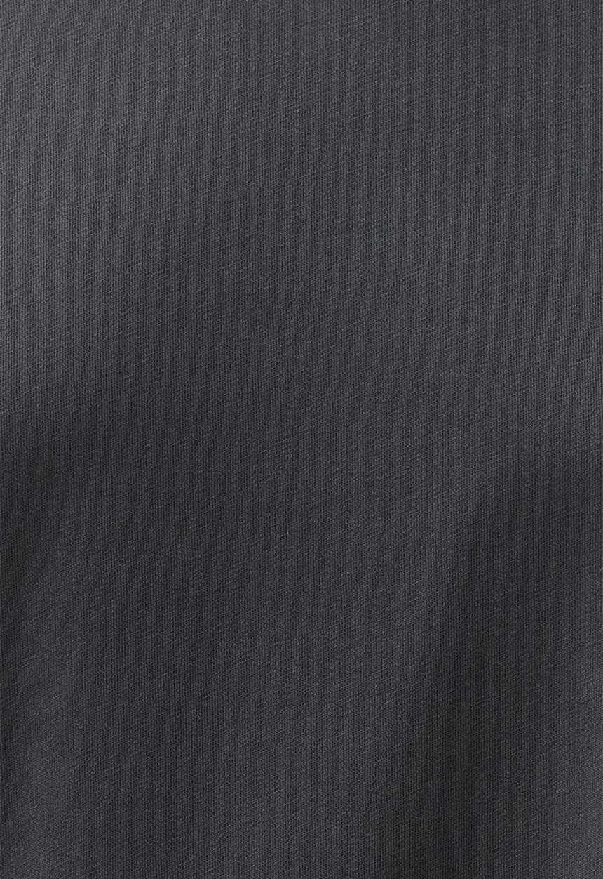 Trendyol - Crew neck oversize wide knitted t-shirt - anthracite