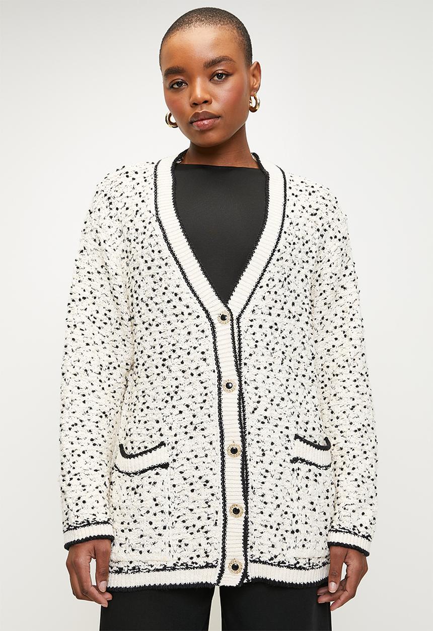 MANGO - Cardigan Jessy - Light Beige