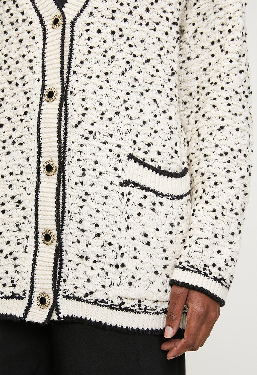 MANGO - Cardigan Jessy - Light Beige