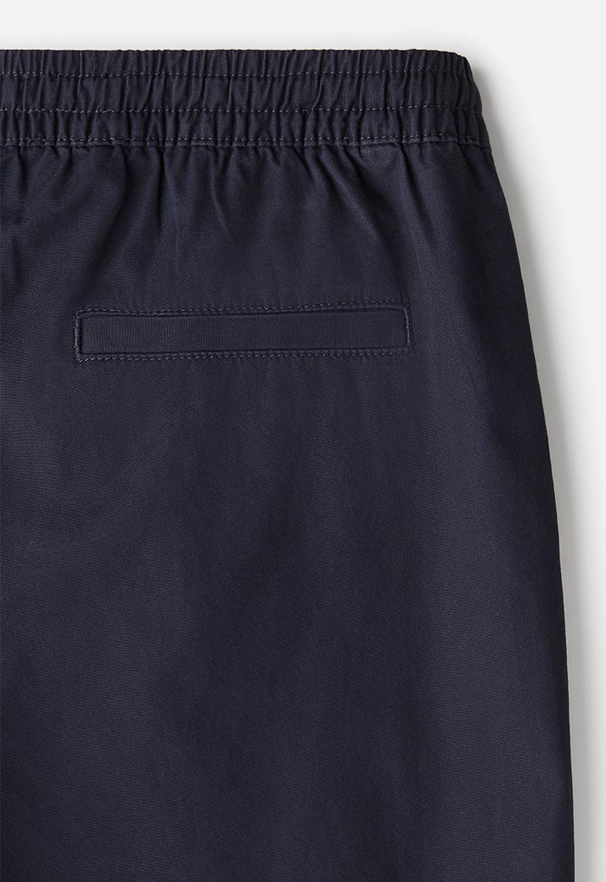 H&M - Regular fit canvas shorts - navy blue