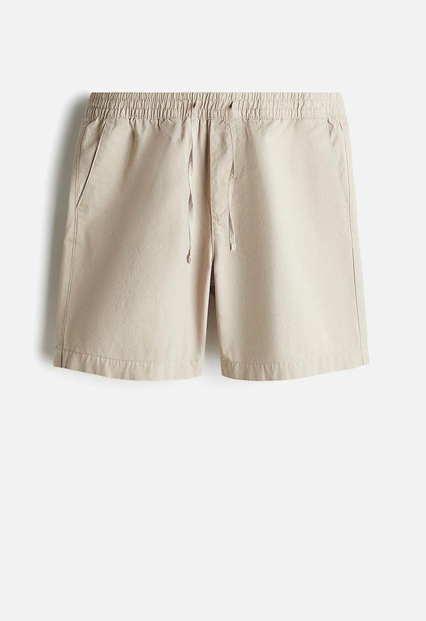 H&M - Regular fit canvas shorts - beige