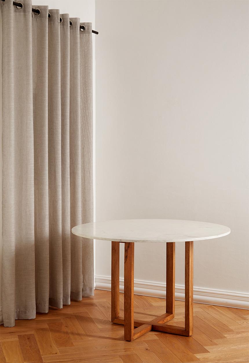Sixth Floor - Genie Marble & Wood Dining Table - Natural