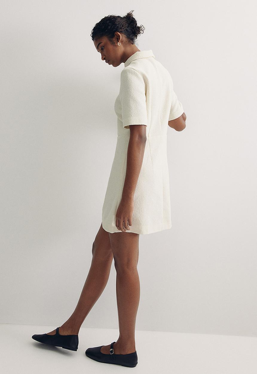 H&M - Bouclé dress - cream 