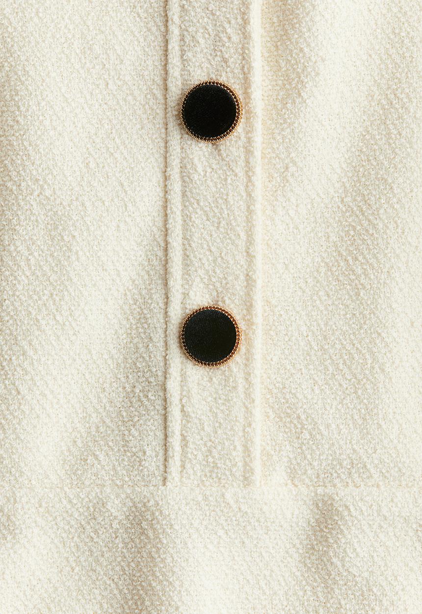 H&M - Bouclé dress - cream 