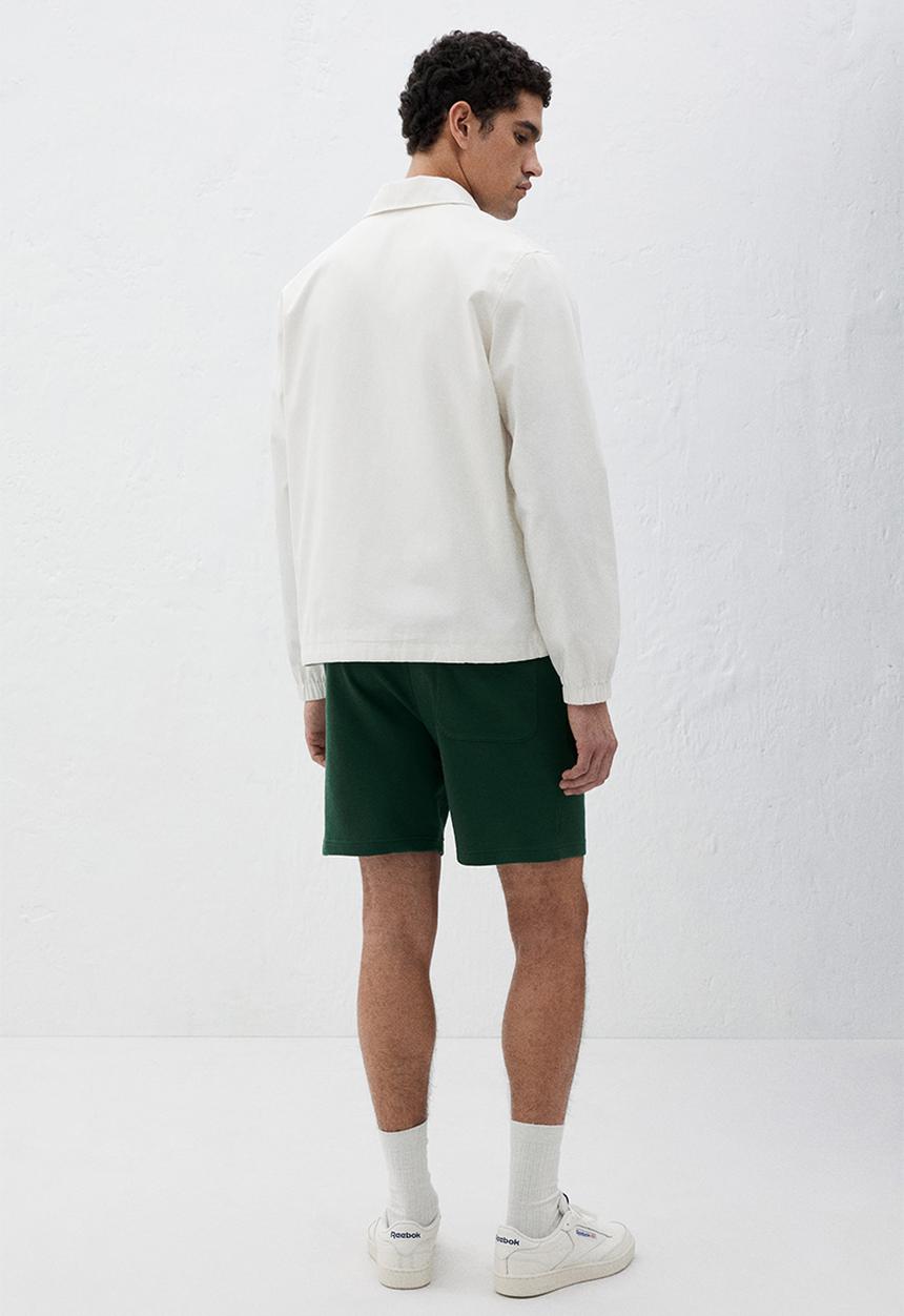 H&M - Regular fit sweatshorts - forest green