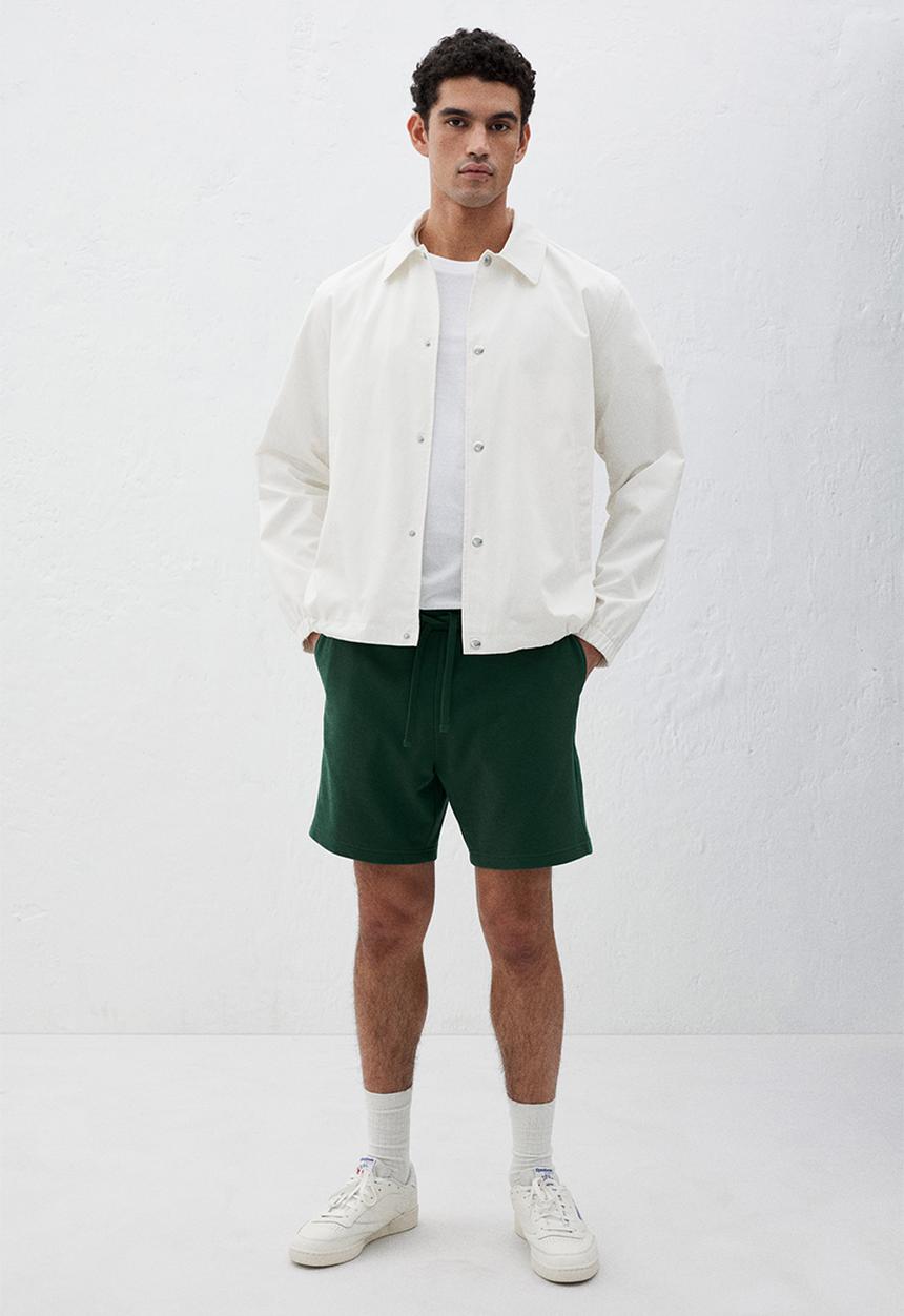 H&M - Regular fit sweatshorts - forest green