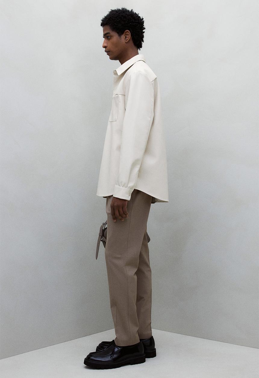 H&M - Slim fit tailored joggers - beige