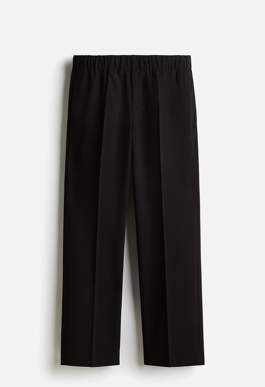 H&M - Regular fit trousers - black