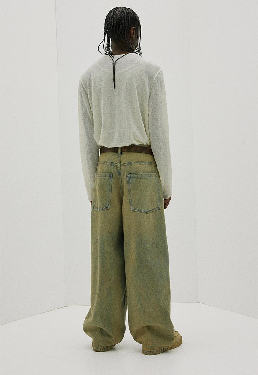 H&M - Super baggy jeans - blue & grey