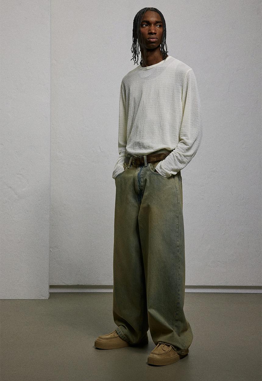 H&M - Super baggy jeans - blue & grey