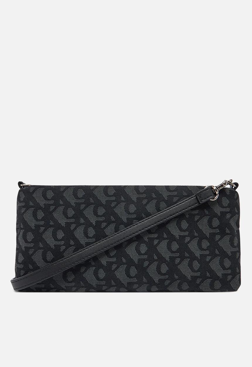 Calvin Klein - Logo jacquard sophie top zip - black
