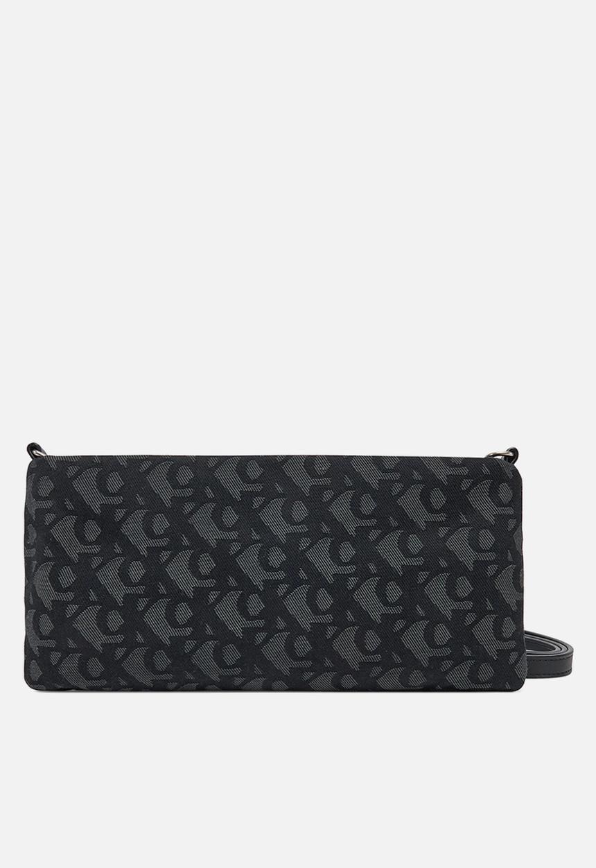 Calvin Klein - Logo jacquard sophie top zip - black