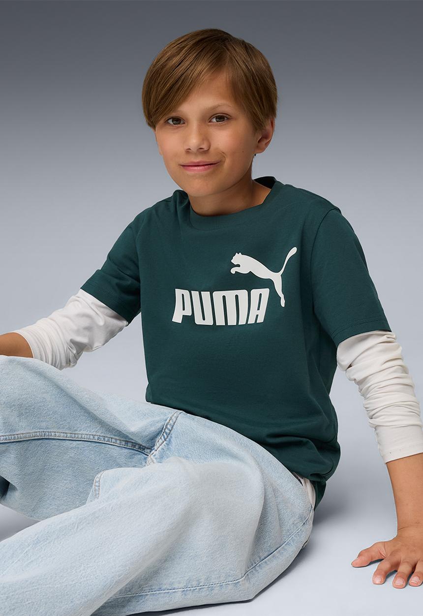 PUMA - Ess No. 1 Logo Tee B-Green Terrain
