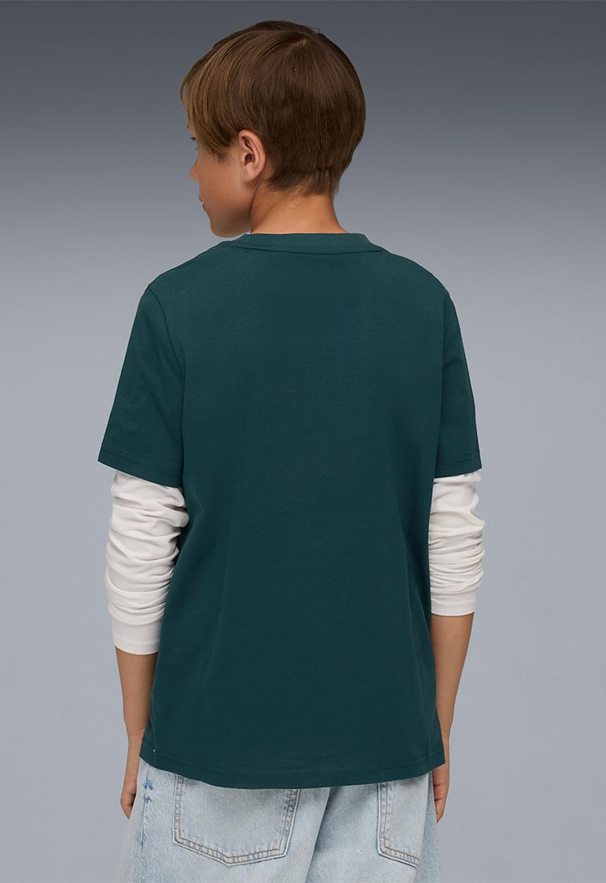 PUMA - Ess No. 1 Logo Tee B-Green Terrain