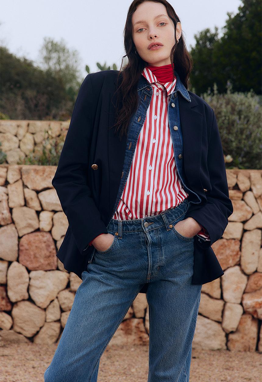 H&M - Straight jeans - denim blue