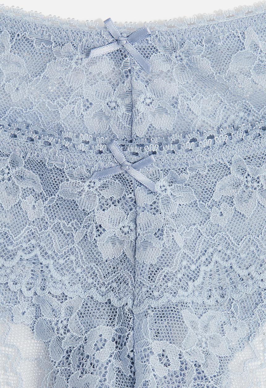 H&M - 2 pack lace thong briefs - light blue
