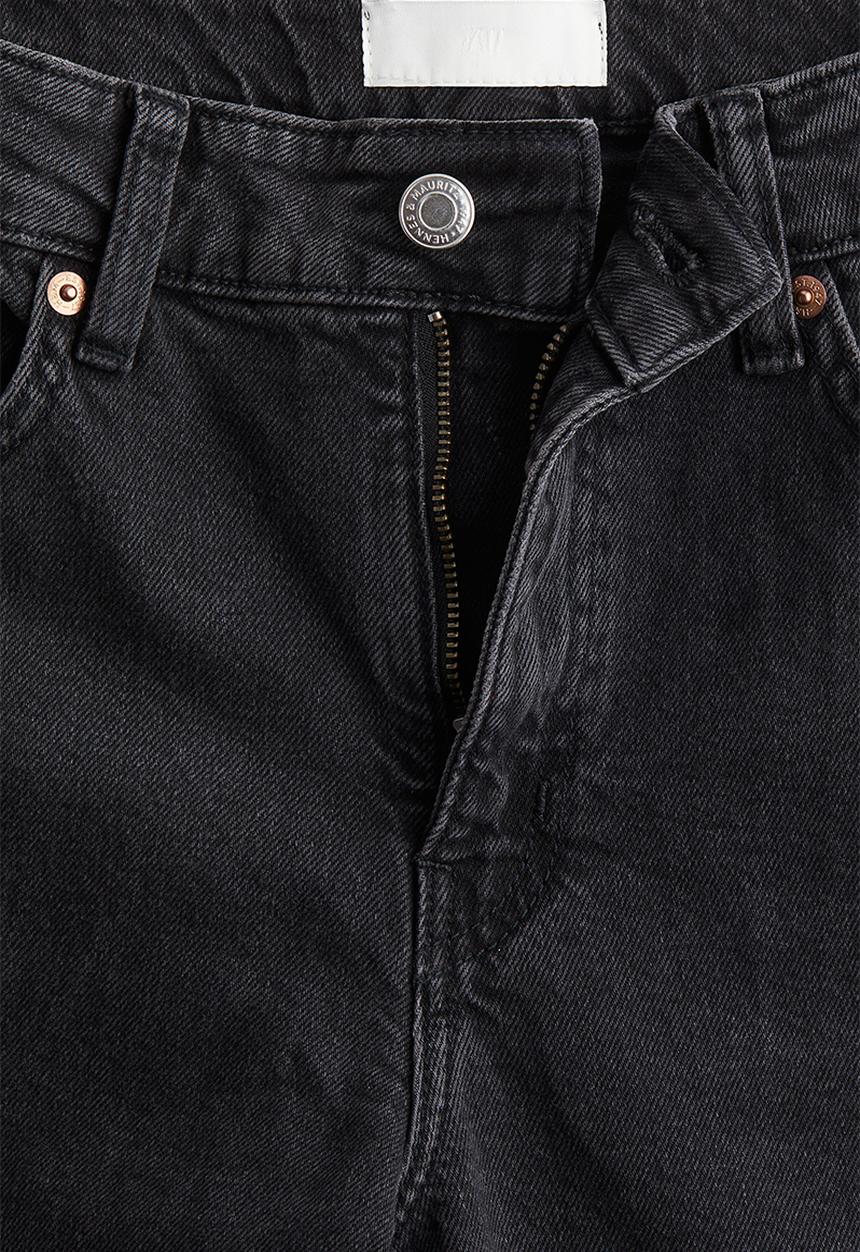 H&M - Wide jeans - washed black 