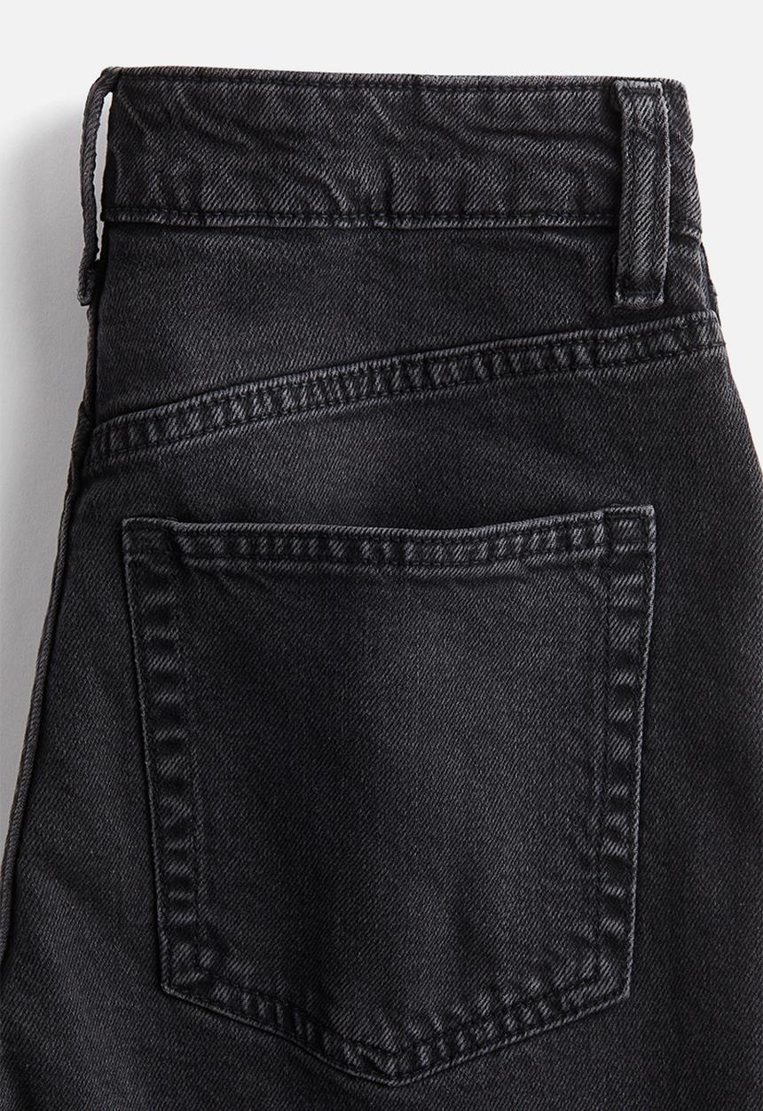 H&M - Wide jeans - washed black 