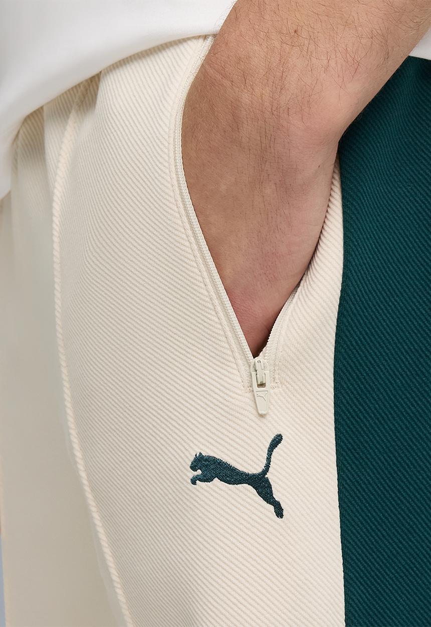 PUMA - T7 Relaxed Jacquard Track Pants DK Alpin