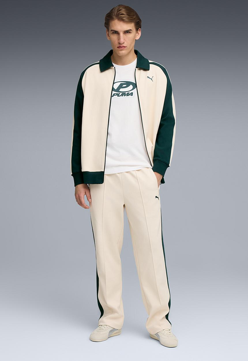PUMA - T7 Relaxed Jacquard Track Pants DK Alpin