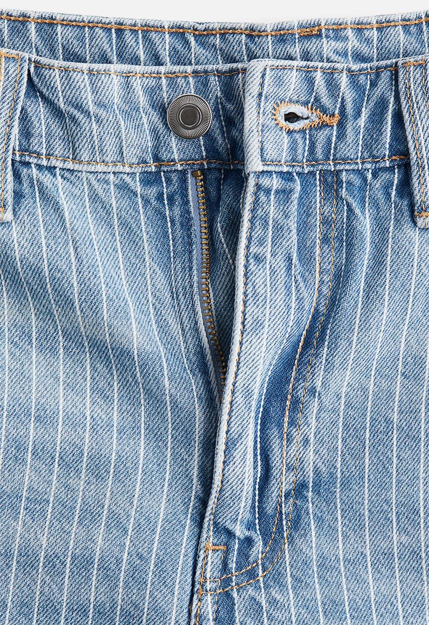 H&M - High denim shorts - blue,multi